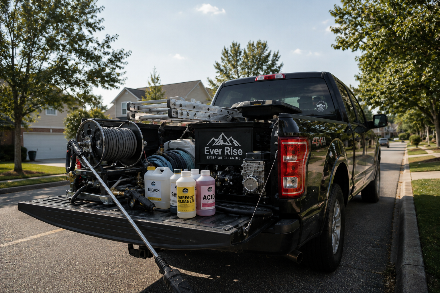 Professional exterior cleaning