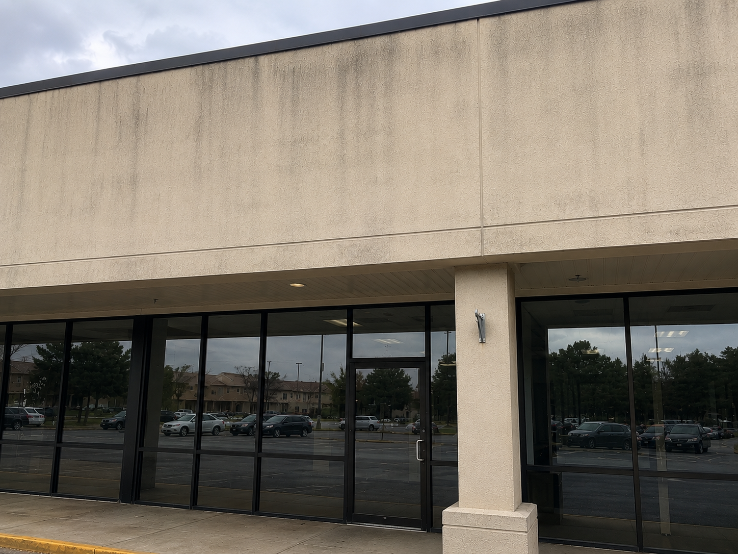 Commercial Building Wash before