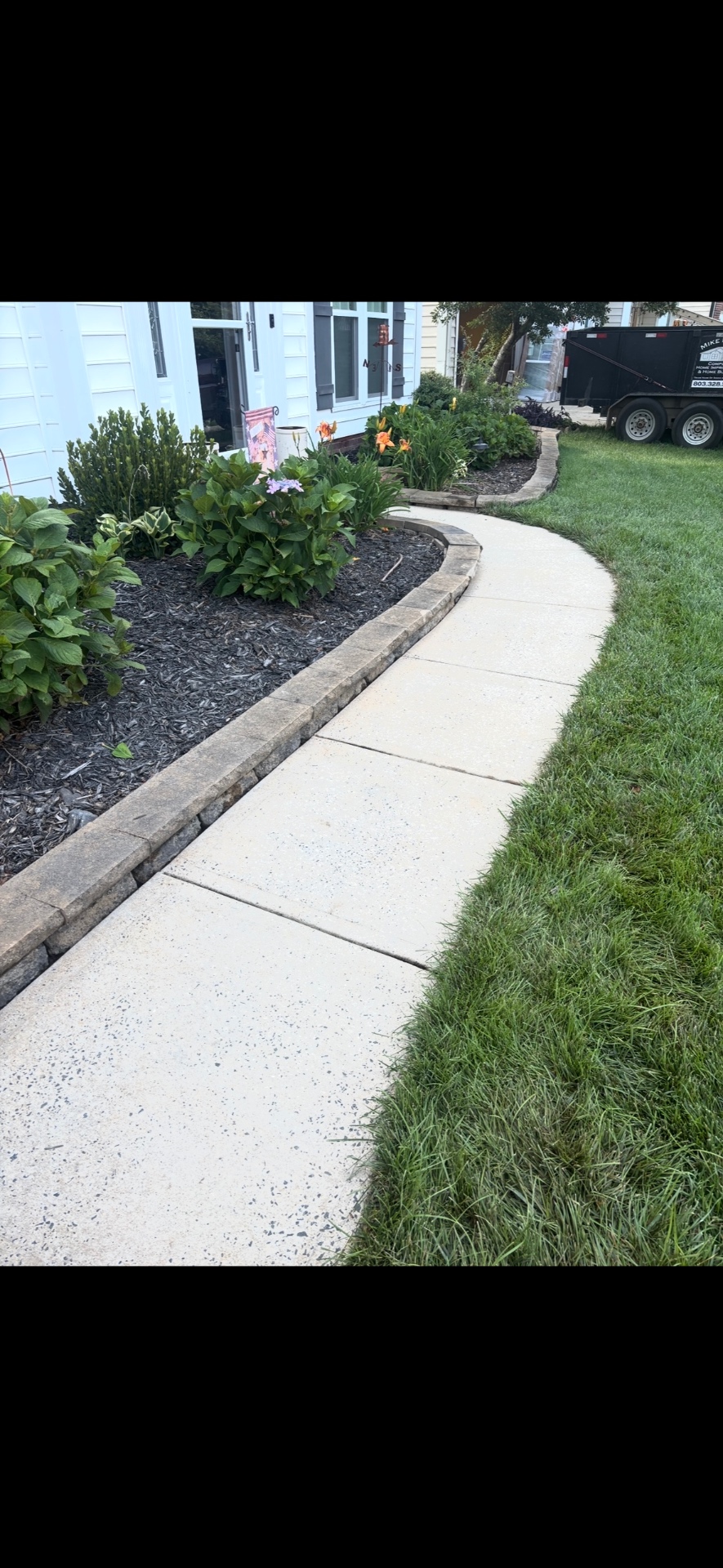 Driveway cleaning after